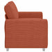 Loveseat Sofa Rood Oranje 160x77x82 cm Corduroy Stof