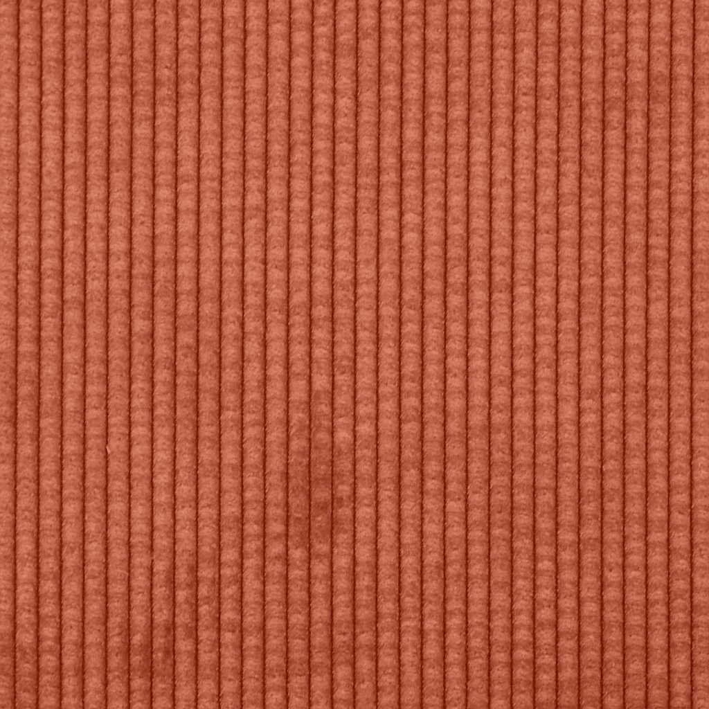 Loveseat Sofa Rood Oranje 160x77x82 cm Corduroy Stof