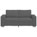 Loveseat bank 180x77x82 cm corduroy stof donkergrijs
