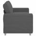 Loveseat bank 180x77x82 cm corduroy stof donkergrijs