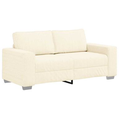 Loveseat Sofa Crème 180x77x82 cm Corduroy Stof