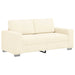 Loveseat Sofa Crème 180x77x82 cm Corduroy Stof