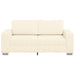 Loveseat Sofa Crème 180x77x82 cm Corduroy Stof