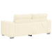 Loveseat Sofa Crème 180x77x82 cm Corduroy Stof