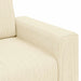 Loveseat Sofa Crème 180x77x82 cm Corduroy Stof