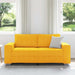 Loveseat Sofa Lichtgeel 180x77x82 cm Corduroy Stof