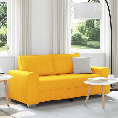 Loveseat Sofa Lichtgeel 180x77x82 cm Corduroy Stof