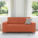 Loveseat Sofa Rood Oranje 180x77x82 cm Corduroy Stof