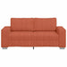 Loveseat Sofa Rood Oranje 180x77x82 cm Corduroy Stof