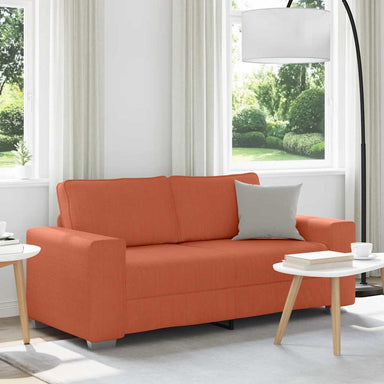 Loveseat Sofa Rood Oranje 180x77x82 cm Corduroy Stof