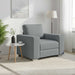 Sofa Stoel Lichtgrijs 100 cm Stof