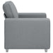 Sofa Stoel Lichtgrijs 100 cm Stof