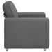 Sofa Stoel Donkergrijs 100 cm Stof