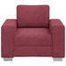 Sofa Stoel Wijnrood 100 cm Stof