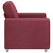 Sofa Stoel Wijnrood 100 cm Stof