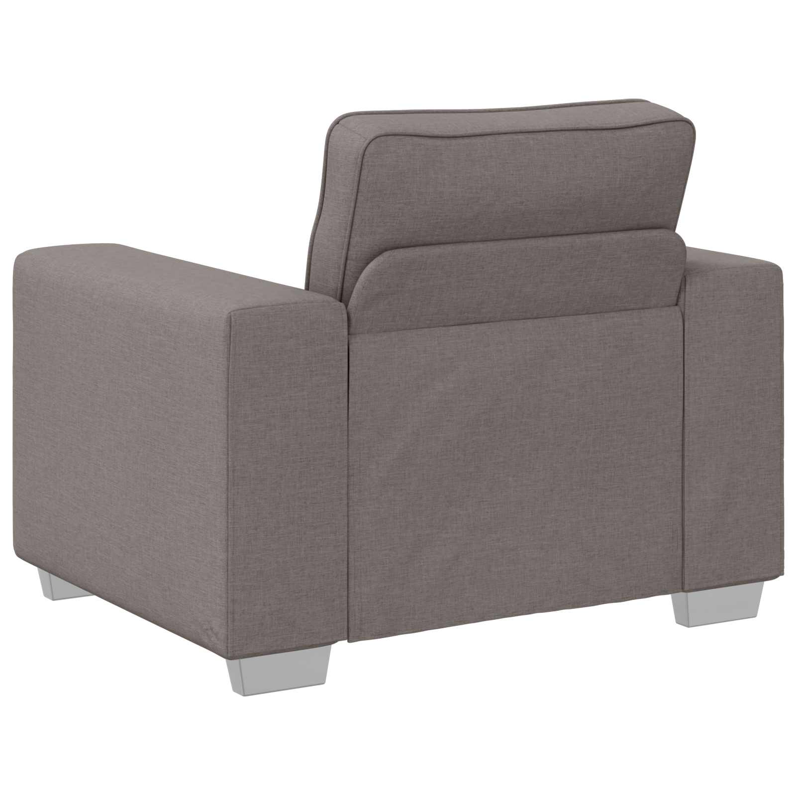 Sofa Stoel Taupe 100 cm Stof