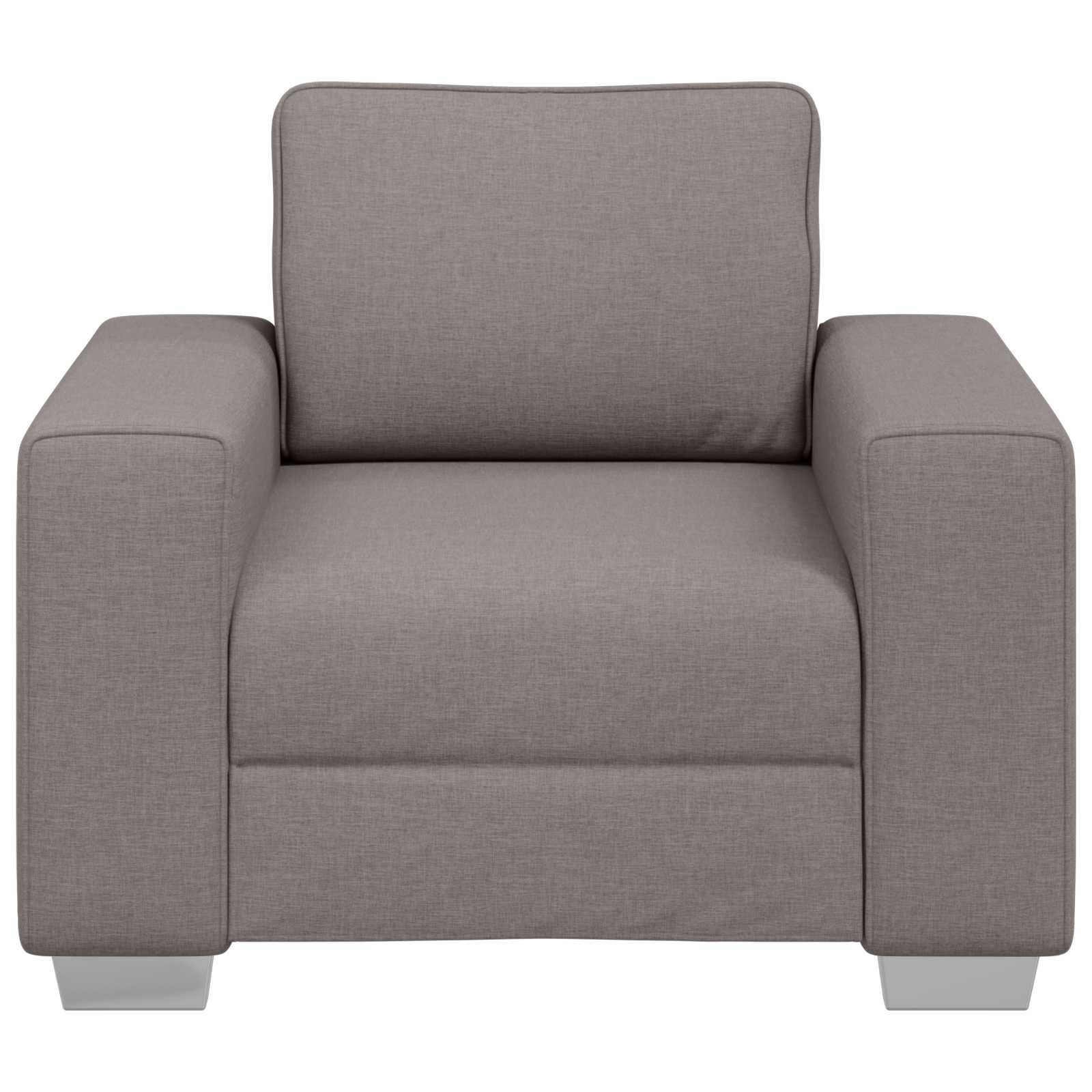 Sofa Stoel Taupe 100 cm Stof