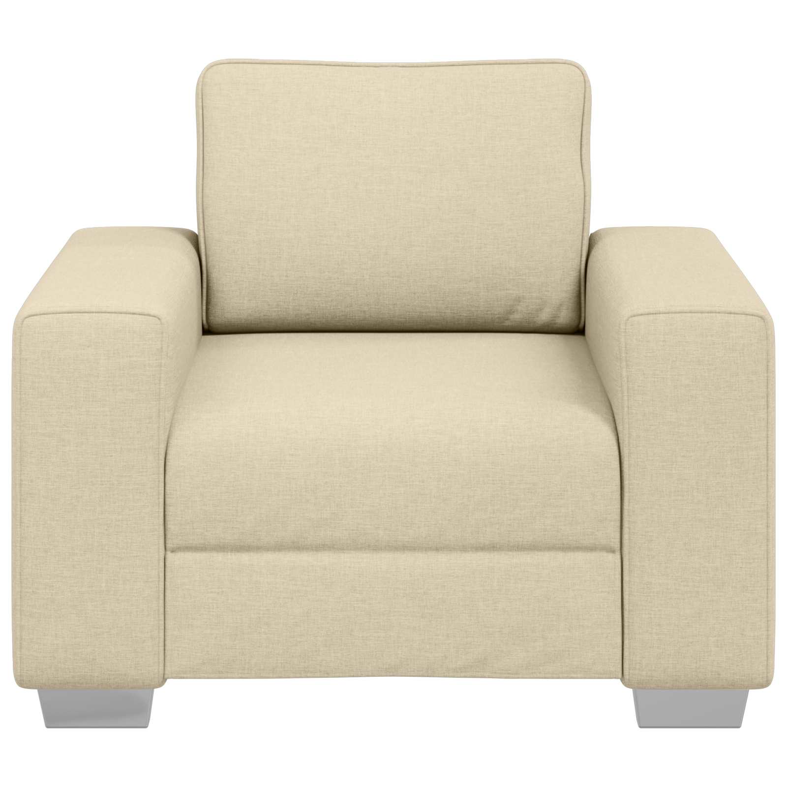 Sofa Stoel Crème 100 cm Stof