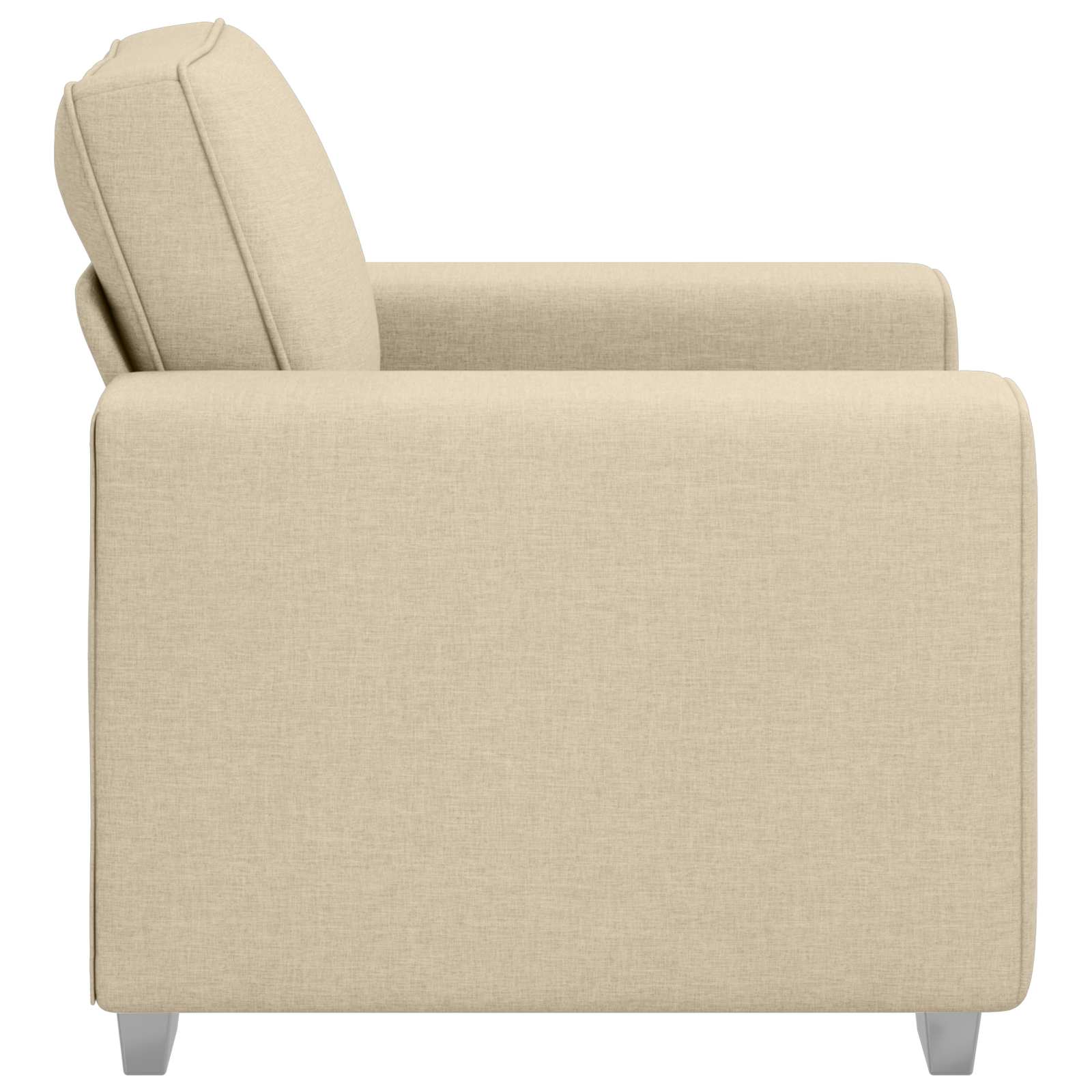 Sofa Stoel Crème 100 cm Stof