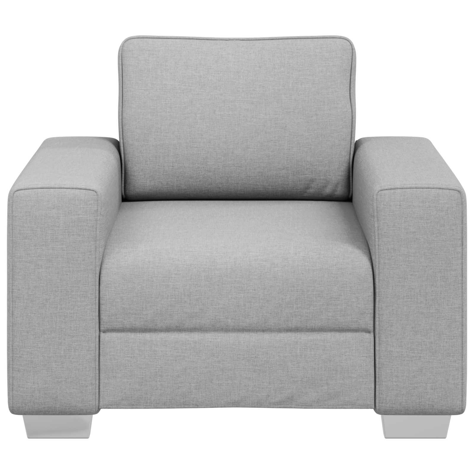 Bank Wolkengrijs 100 x 80 x 82 cm Stof