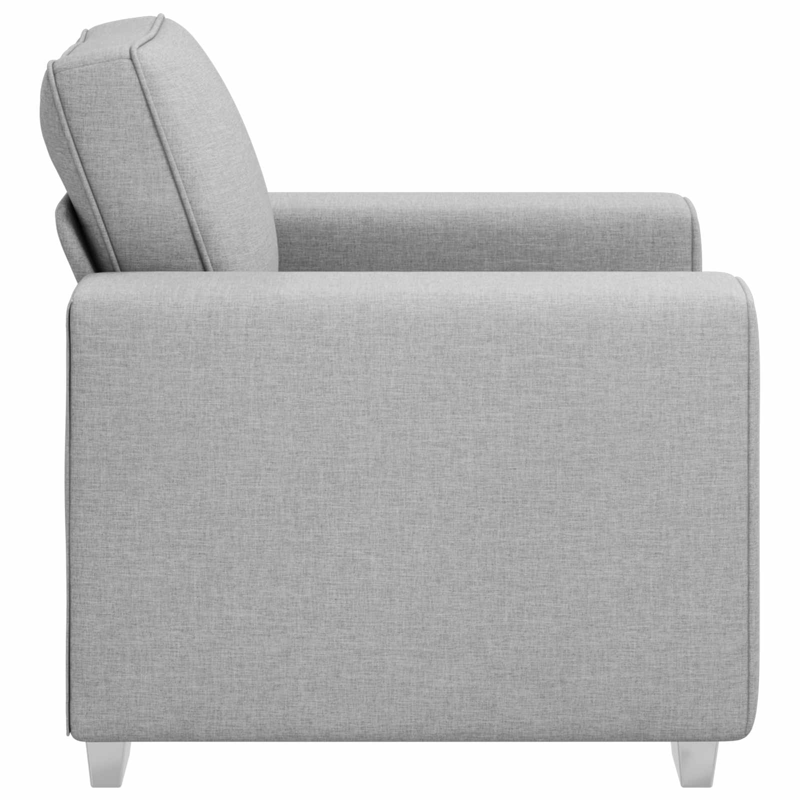 Bank Wolkengrijs 100 x 80 x 82 cm Stof
