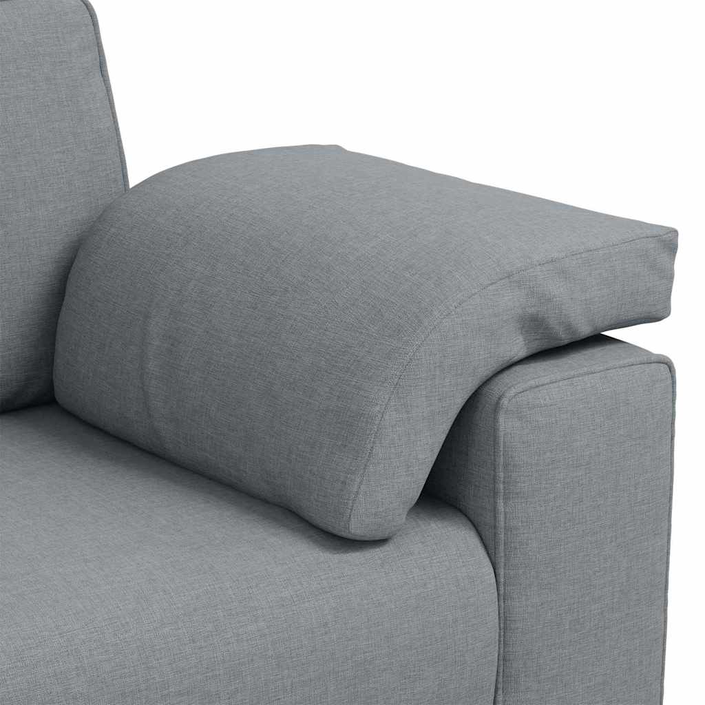 Loveseat Lichtgrijs 160 cm Stof