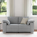 Loveseat Lichtgrijs 160 cm Stof