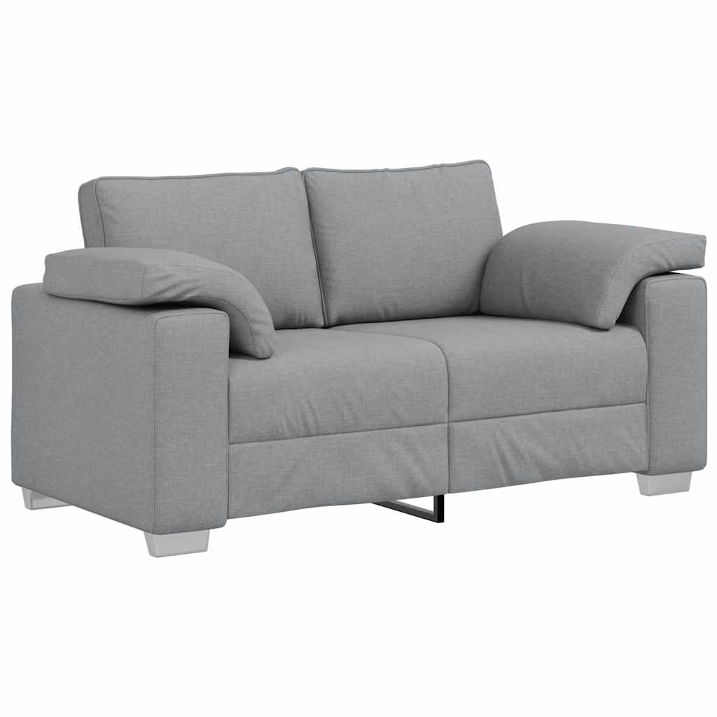 Loveseat Lichtgrijs 160 cm Stof