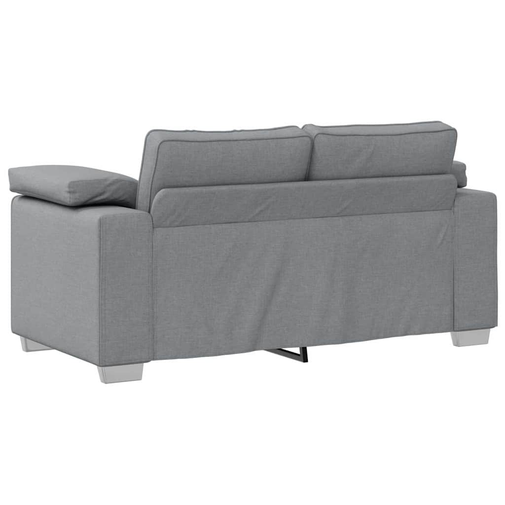 Loveseat Lichtgrijs 160 cm Stof