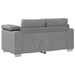 Loveseat Lichtgrijs 160 cm Stof