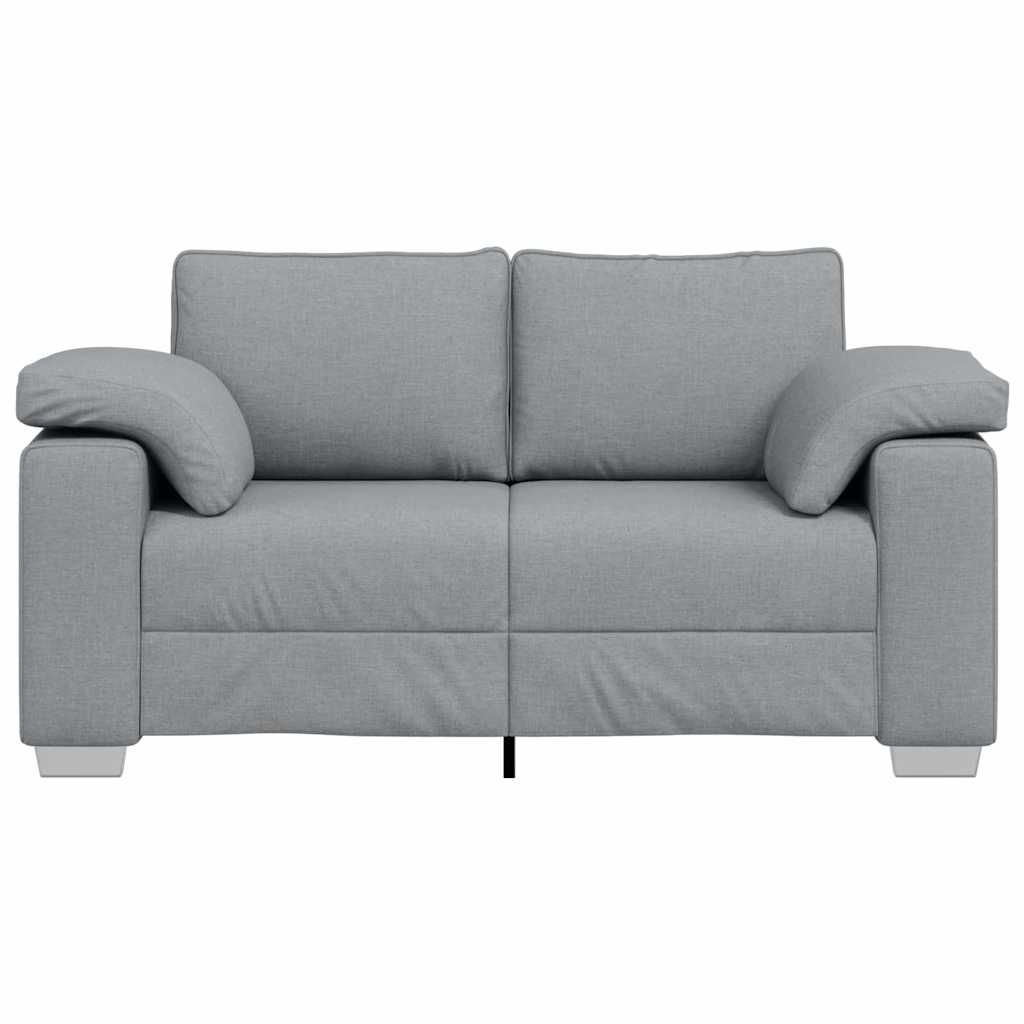 Loveseat Lichtgrijs 160 cm Stof