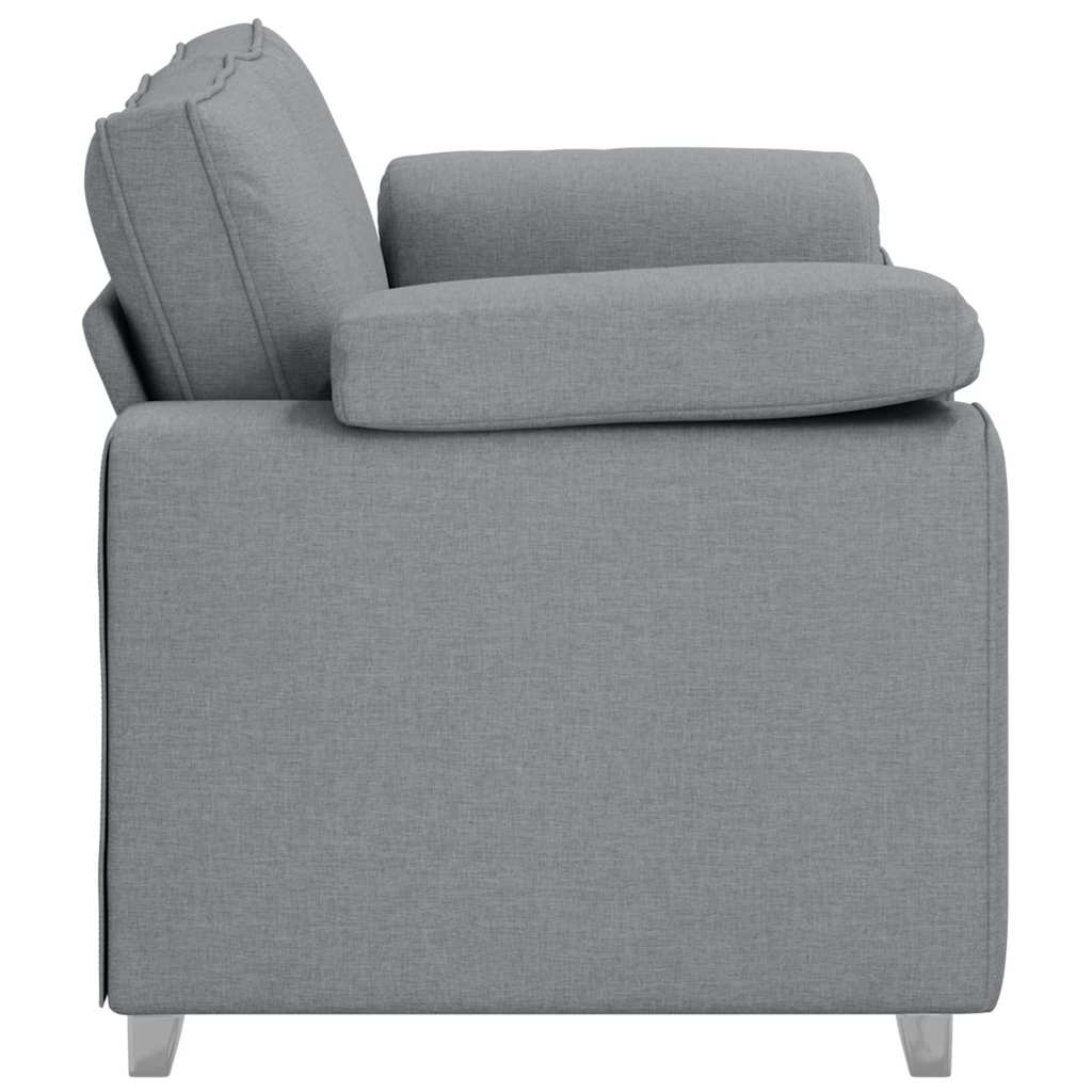 Loveseat Lichtgrijs 160 cm Stof