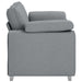 Loveseat Lichtgrijs 160 cm Stof