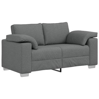 Loveseat Donkergrijs 160 cm Stof