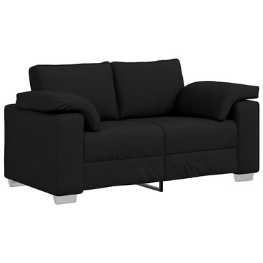 Loveseat Zwart 160 cm Stof
