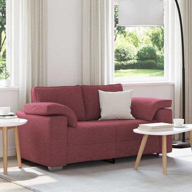 Loveseat Wijnrood 160 cm Stof
