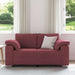 Loveseat Wijnrood 160 cm Stof
