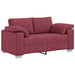 Loveseat Wijnrood 160 cm Stof
