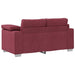 Loveseat Wijnrood 160 cm Stof