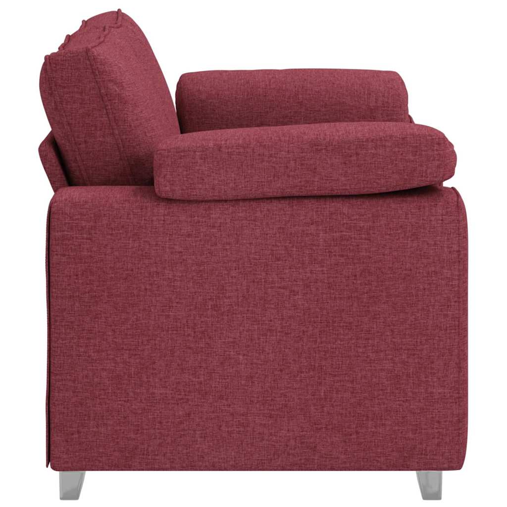 Loveseat Wijnrood 160 cm Stof