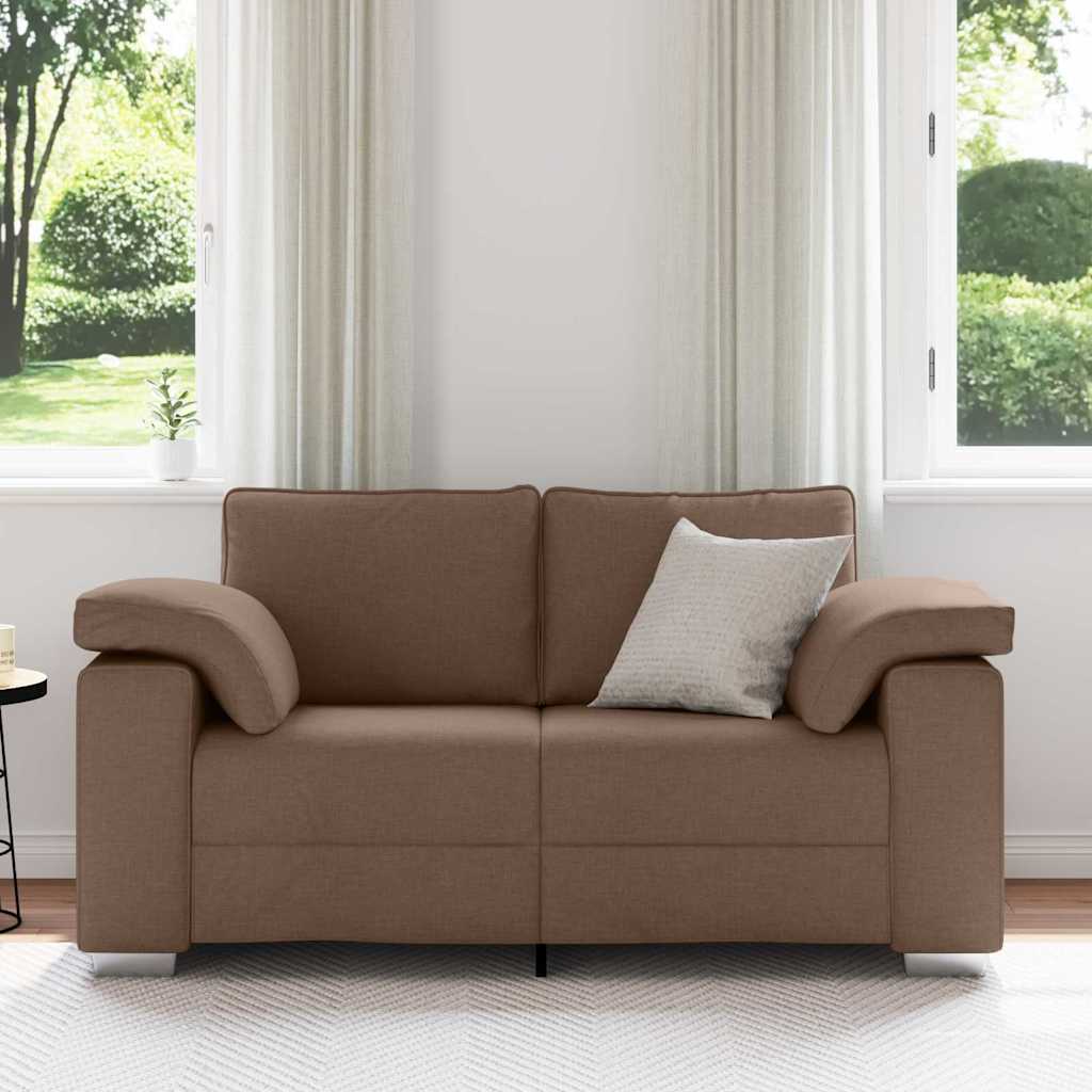 Loveseat Bruin 160 cm Stof