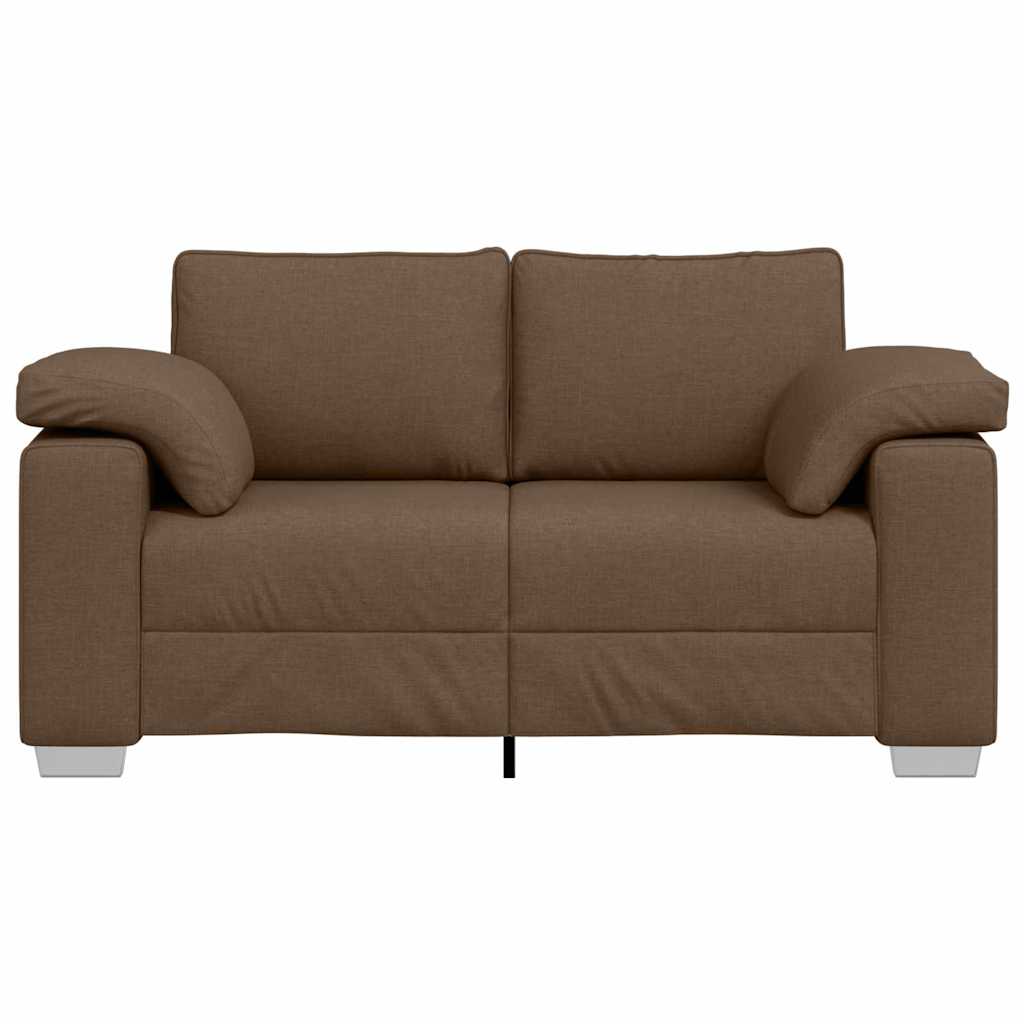 Loveseat Bruin 160 cm Stof