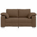Loveseat Bruin 160 cm Stof