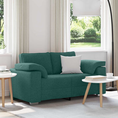 Loveseat Donkergroen 160 cm Stof