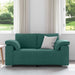 Loveseat Donkergroen 160 cm Stof