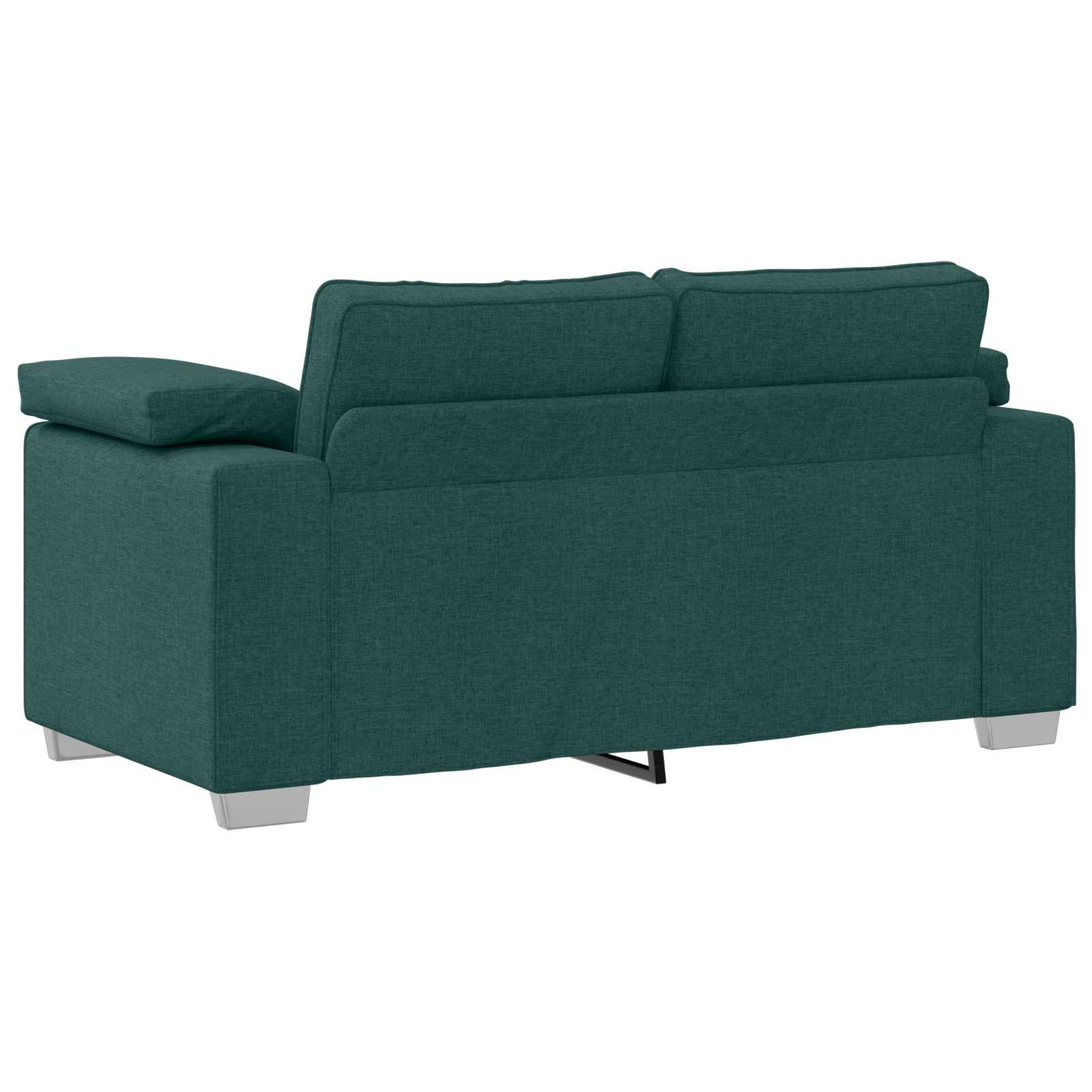 Loveseat Donkergroen 160 cm Stof