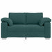 Loveseat Donkergroen 160 cm Stof