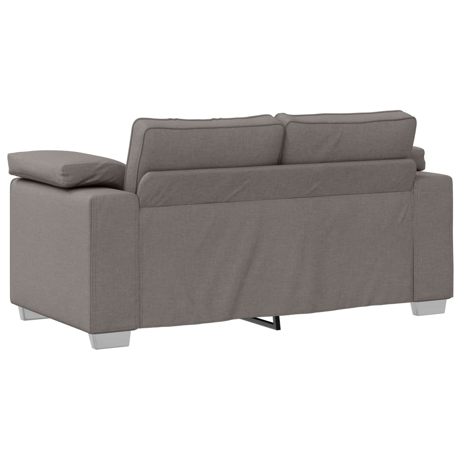 Loveseat Taupe 160 cm Stof