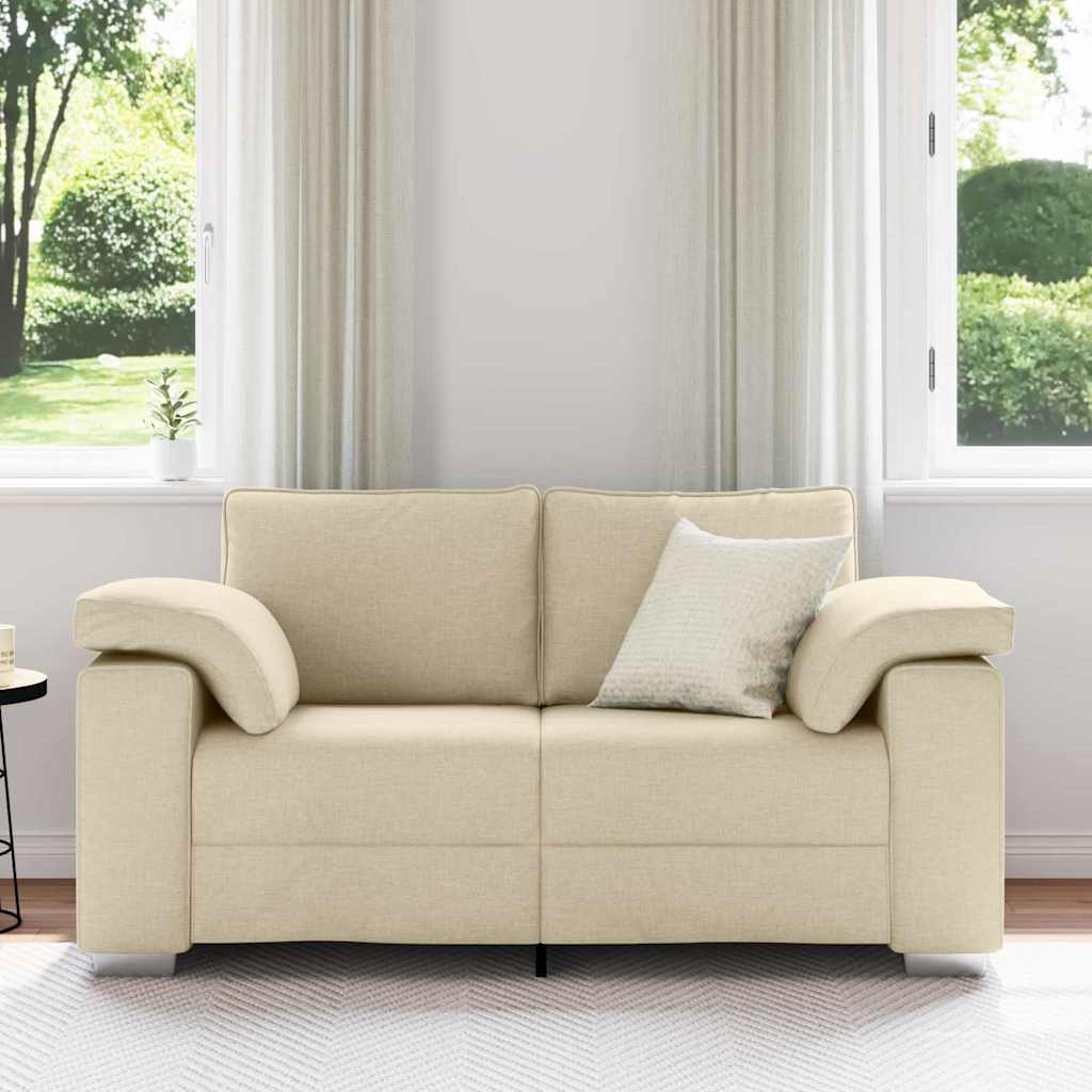 Loveseat Crème 160 cm Stof