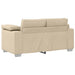 Loveseat Crème 160 cm Stof